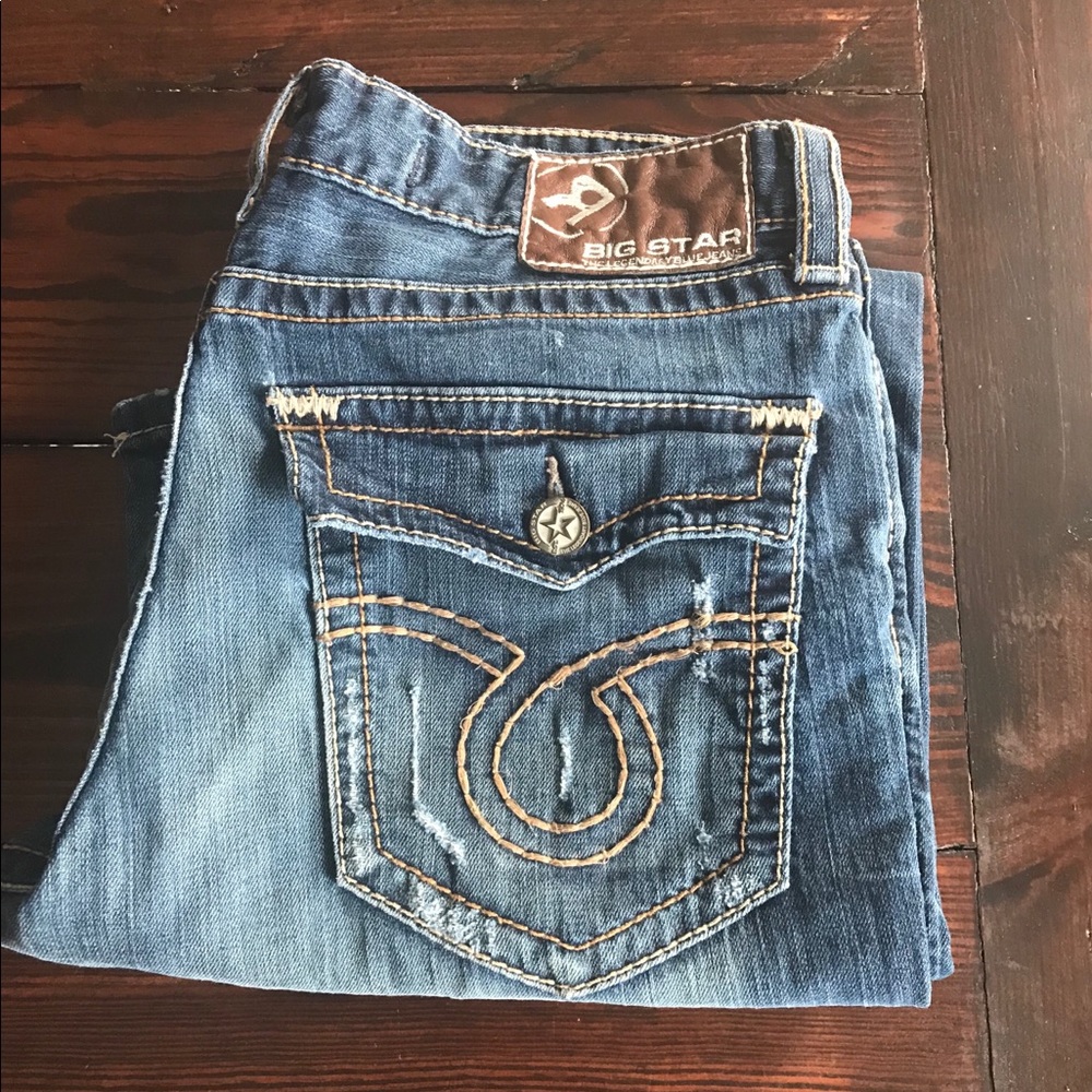Men’s Big Star 36 Pioneer boot cut designer jeans